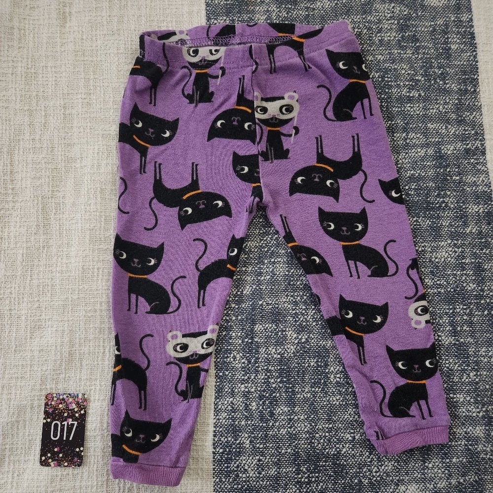 Just One You Black Cat Halloween Pants (18 months)